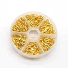 Clearance 340PCS Alloy Jump Ring and Lobster Clasp High Quality for Charms CS03