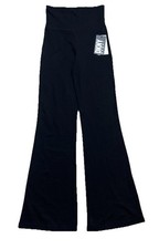 DKNY Sport Women  s Training Wide Leg Flared Cotton Leggings High Ris Size XS NWT