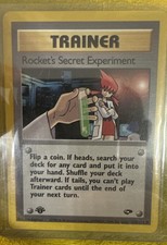 Rocket's Secret Experiment 120/132 Gym Challenge Regular on eBay