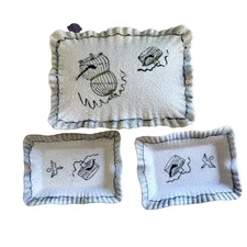 Vintage Ardalt Japan Lenwile China Cigarette box + 2 ashtrays pink ladies 6008E