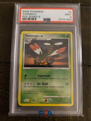Yanmega graded PSA 9 for sale on eBay