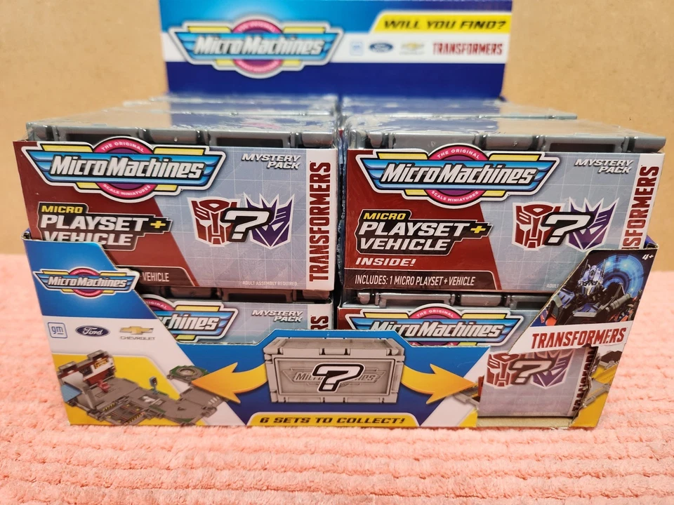 2023 Micro Machines Transformers Mystery Vehicle Pack Series 2 COMPLETE Case 12 - Image 4 of 4
