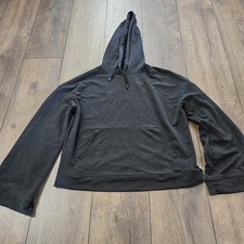 All in Motion Black Cropped Hoodie Pullover Sweatshirt Size Small