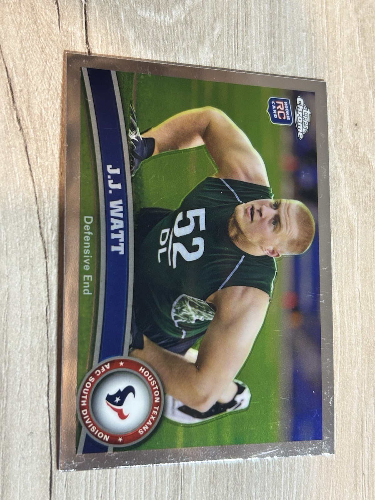 2011 Topps Chrome #104 J.J. Watt Rookie Houston Texans Rc