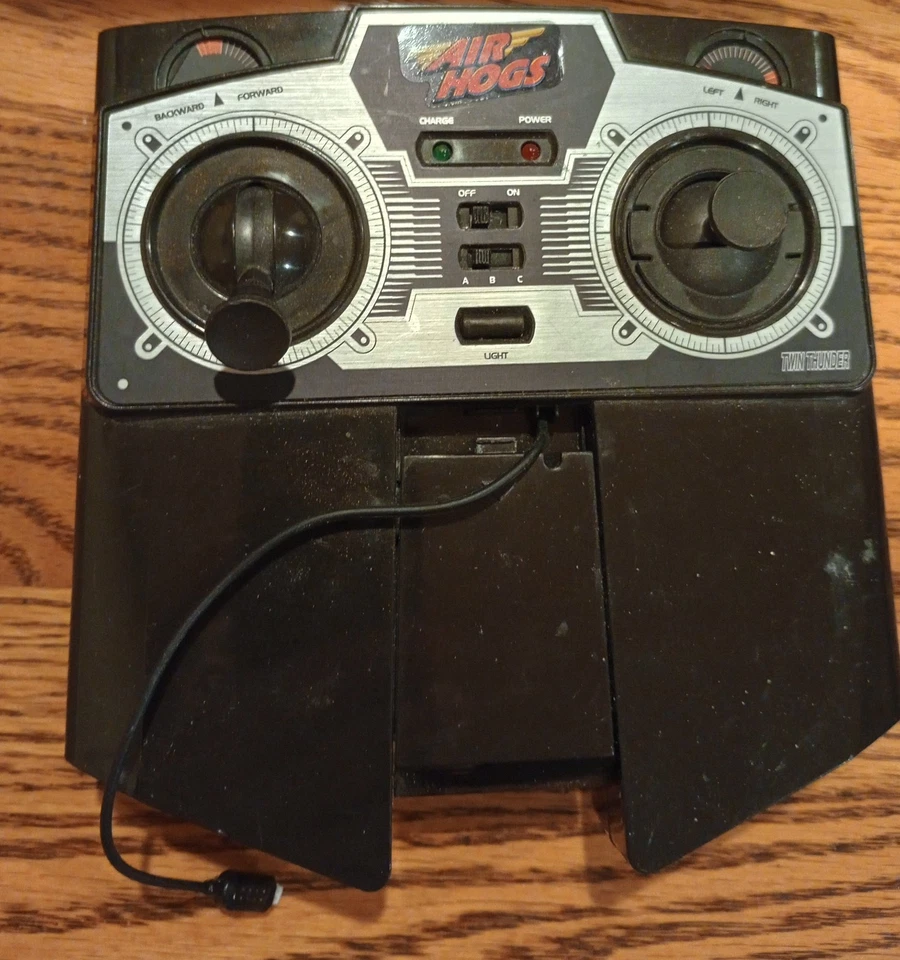 Lot of (3) R/C Helicopter Remote Controlls. Air Hogs, Propel, and Other.  - Image 3 of 4