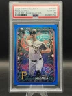 2024 Topps Holiday Paul Skenes Blue Metallic Glitter #H165 PSA 10 RC ROOKIE