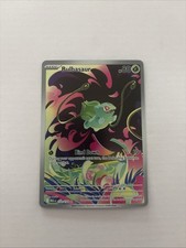 Pokémon TCG Bulbasaur 133/132 Secret Rare Mega Evolution Set