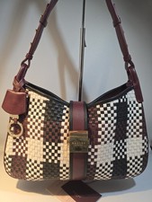 Radley London 🐕 Grosvenor Remastered Cherry Weave Leather Shoulder Hand Bag