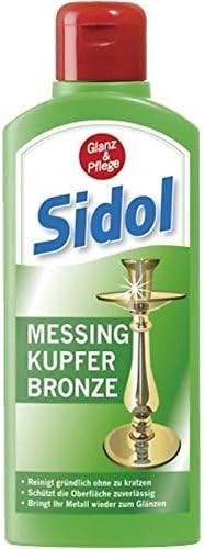 SIDOL Laiton et Bronze 250 ml pour le polissage des poignées de porte