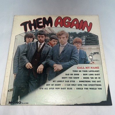 Them Again Them Van Morrison 1966 US Mono Vinyl LP Record Parrot PA 61008