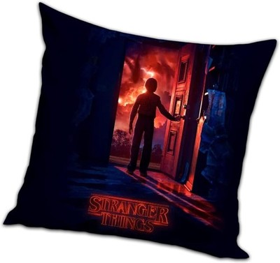 Stranger Things Motiv Kissenbezug Kissen Hülle 40x40 cm Zierkissen Merch Fan