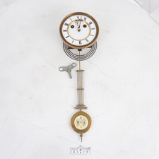 Antiker mechanischer Regulator, Uhrwerk aus Pendeluhr Pendel Schlagwerk Gewichte