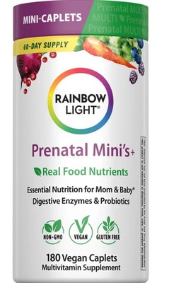 Rainbow Light Prenatal Mini's Vitamin  90  Capsules Each