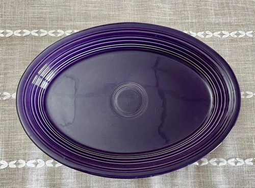 Fiestaware Mulberry Purple 13 5/8” Oval Serving Platter Plate