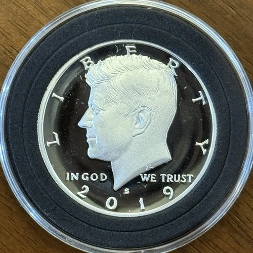 2019-S US Mint .999 Fine Silver Proof Kennedy Half Dollar Coin