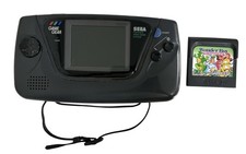 Sega Game Gear Schwarz Handheld-Spielkonsole + Spiel