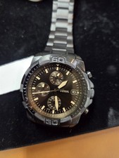 MEN'S WRIST WATCH FOSSIL BRONSON FS5851 DATE WATER RESISTANT 5 ATM
