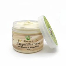 Almond Whipped Shea Butter, 8 oz. by Mine Botanicals