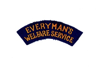original Australian Army EVERY MAN'S WELFARE SERVICE Shoulder Flash