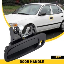 Front Exterior Left Side Door Panel Handle Black For 1998-2002 Toyota Corolla Front Exterior Left Side Door Panel Handle Black For 1998-2002 Toyota Corolla