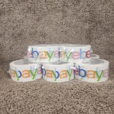 Packaging Tape   Colored Ebay Logo- 9 Rolls 2 Inches X 75 Yards Each