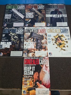 USCCA Conceal & Carry Magazine Set of 7 Self Defense Holsters year 2015