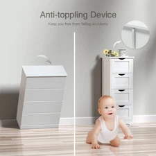 Hot 4 Drawers Free-Standing Cabinet For Bathroom