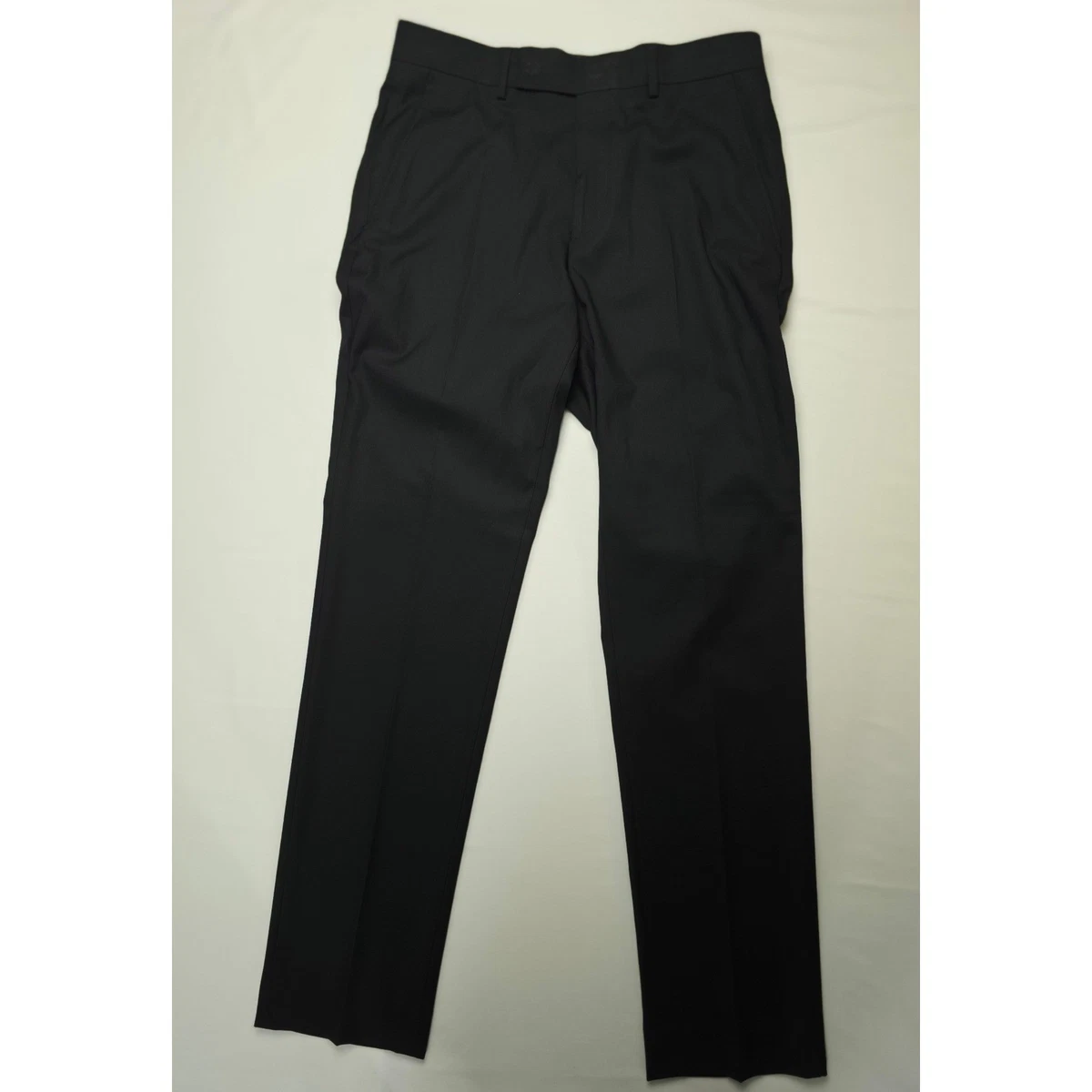slim fit dress slacks Kenneth Cole Reaction Mens Slim fit Dress Pants 32 / 32 Light Grey Solid main image 1
