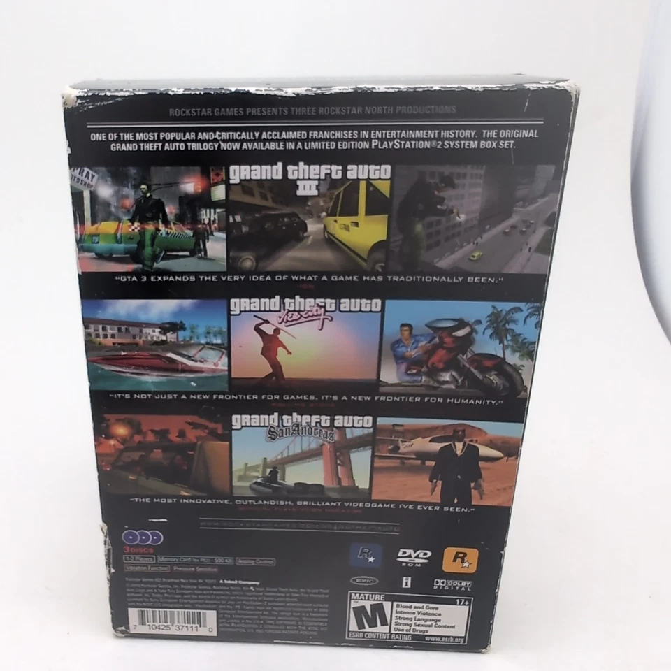 SET OF 3: Grand Theft Auto - The Trilogy - BOX SET - III, Vice City, San Andreas - Image 4 of 4