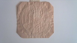 EARLY GREAT BRITAIN LARGE EMBOSSED HIGH COURT OF JUSTICE