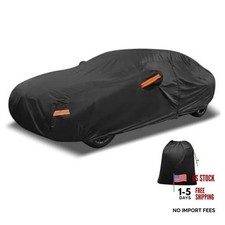 Car Cover Outdoor Waterproof Sun Rain Snow Hail Protection with Left Side