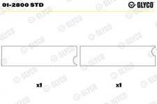 GLYCO 01-2800 STD Pleuellager für AGCO ALLIS,AUDI,DEUTZ-FAHR,FENDT,IVECO,KRAMER,
