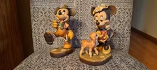 Anri Original Walt Disney Mickey & Minnie Signed by carver and Limited Ed #215