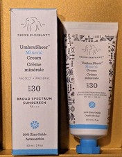 Drunk Elephant Umbra Sheer Mineral Cream SPF 30 Sunscreen2 oz EXP SEP 2026 NIB 