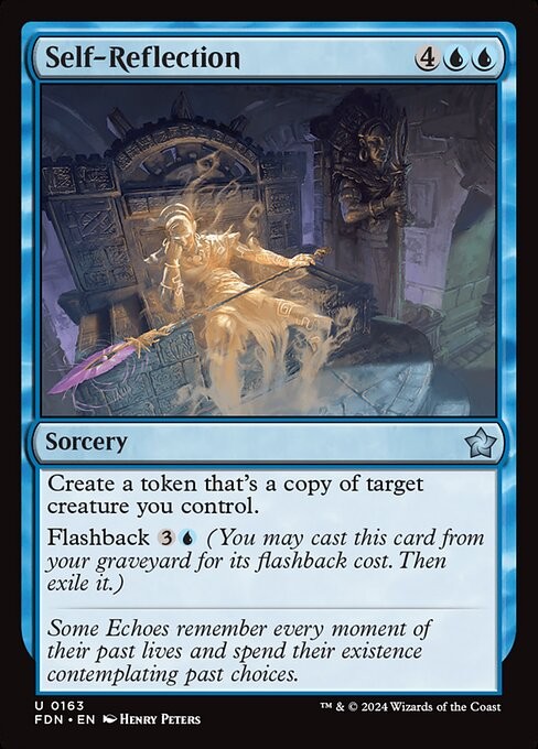 Self-Reflection NonFoil Foundations 163 NM MTG