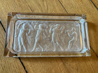 Art Deco Heinrich Hoffmann Bohemian Crystal Box/Ashtray - Faun & Dancing Nymphs