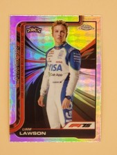 2025 Topps Chrome Refractor F1 Liam Lawson RC base #11