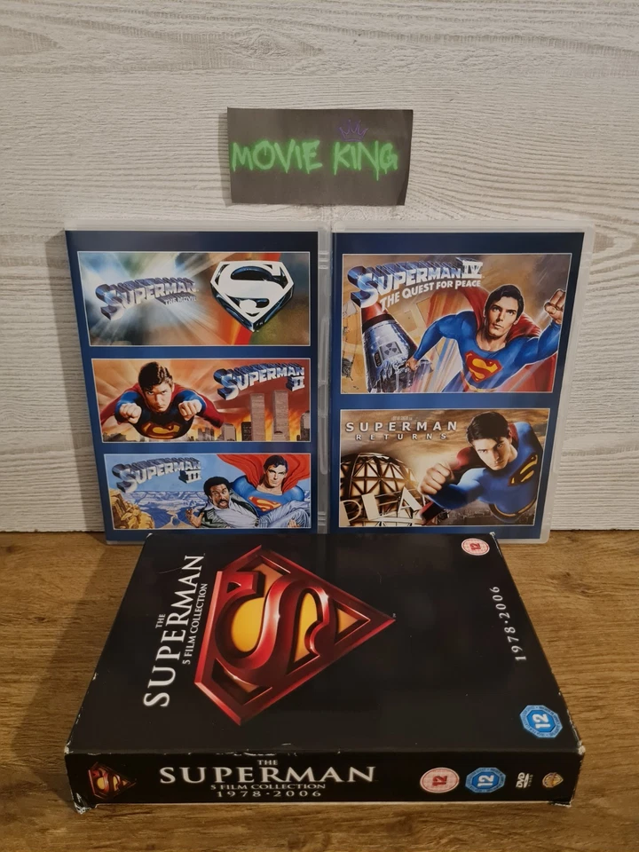 The Superman 5 Film Collection BOXSET (DVD, 1978-2006) [Region 2] [UK] Cert 12 - Image 2 of 4