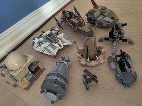 Lego Star Wars Lot Incomplete No Minifigs 9496 9488 74270 9490 75000
