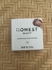 DAMAGED Honest Beauty Luminizing Glow Powder Bronze Finish DUSK REFLECTION