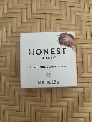 DAMAGED Honest Beauty Luminizing Glow Powder Bronze Finish DUSK REFLECTION