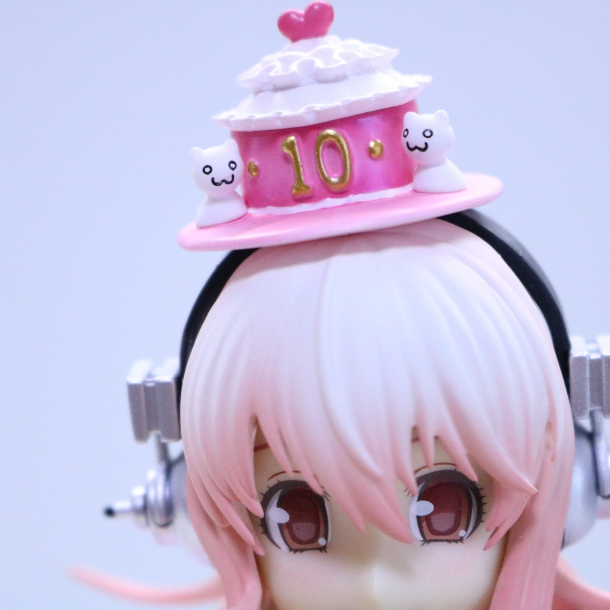 USED] Super Sonico 10th Anniversary Figure Birthday Party Ver. 1/7