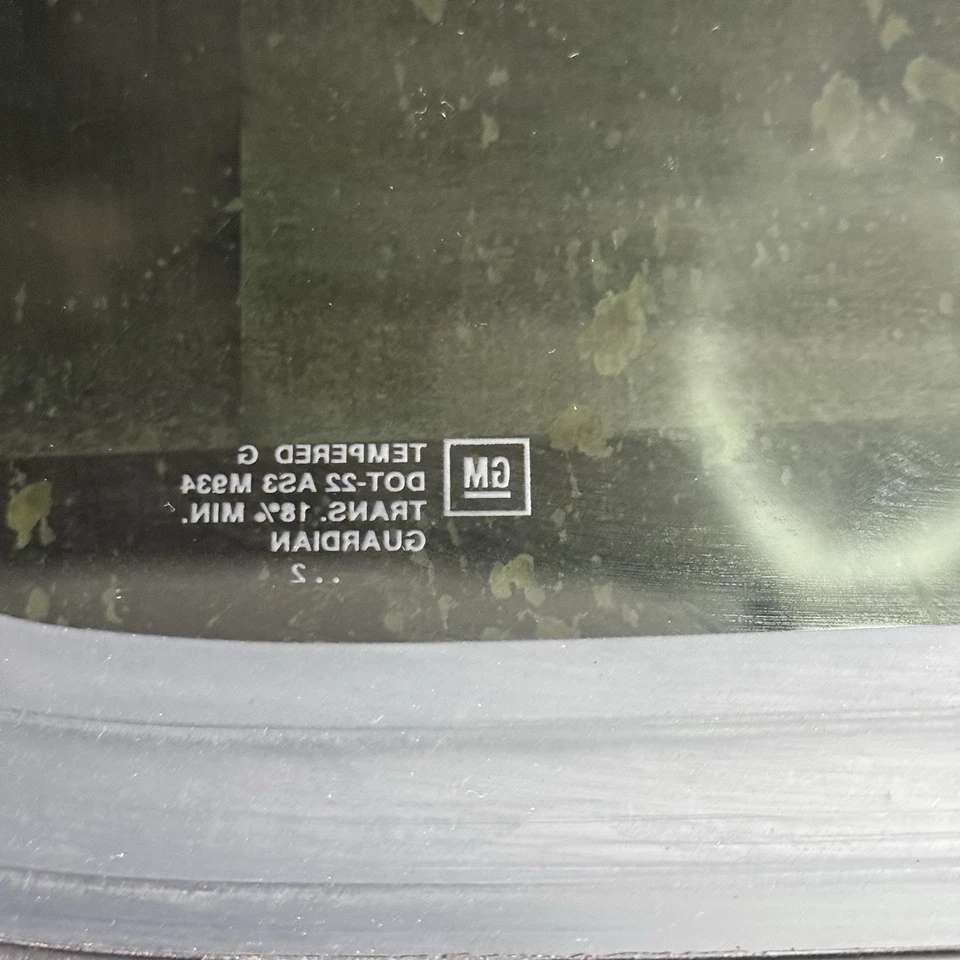 1999-2006 GMC Sierra Extended Cab Quarter Glass Window LH Rear Driver - Image 3 of 4