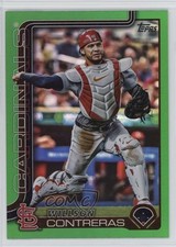 2025 Topps Series 2 Green Rainbow Foilboard 96/99 Willson Contreras #472 1o1l