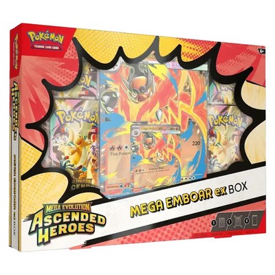 Pokemon TCG - Mega Evolution Ascended Heroes Mega Emboar EX Box