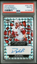 2025 Panini Mosaic Future Scripts NIL Dylan Raiola RC Auto #FSC-DRA PSA 10 💎