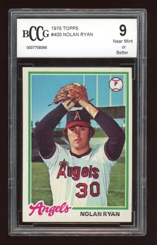 1978 Topps Nolan Ryan #400 Graded BCCG 9 Beckett Not PSA *SHARP*