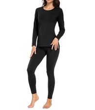 Women's Cotton Thermal Underwear Set Long Johns Base Layer Pajama Set for Wom...