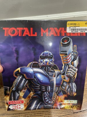 SEALED Total Mayem DoMark Cinematix IBM PC Big Box Computer Game CD-ROM