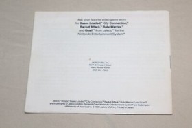 Nintendo NES Hoops Instruction Manual ONLY